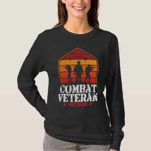 T-shirt Jour des vétérans de combat du Vietnam pour papa g