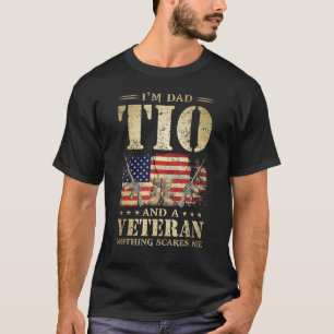 T-shirt Jour des vétérans du drapeau américain Je suis pap