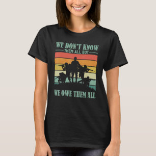 T-shirt Jour des vétérans Nous ne les connaissons pas to