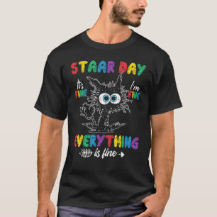 T-shirt Jour d'essai de l'étoile de chat C'est très bien J