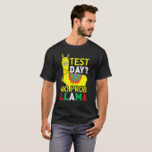 T-shirt Jour d'essai No Prob Llama Enseignant Exam Testi (Devant entier)