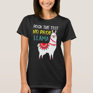 T-shirt Jour d'essai No Prob Llama Llama Teacher Jour d'es