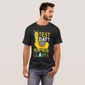 T-shirt Jour d'essai No Prob Llama Test Enseignants Test J (Devant entier)