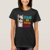 T-shirt Jour d'essai STAAR Squad Pas de prob llama Llama E (Devant)