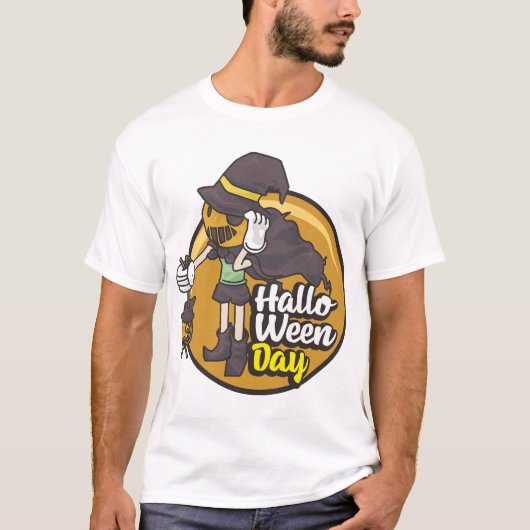 T-shirt jour d'Halloween (Devant)