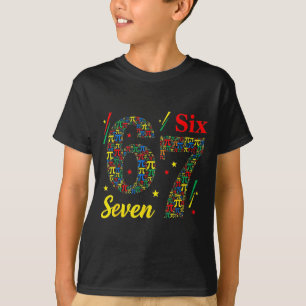 T-shirt Jour drôle 3.14 symbole 67 mème blague mathématiqu
