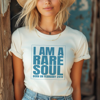 T-shirt Jour du baut 29 février Année du baut Anniversaire