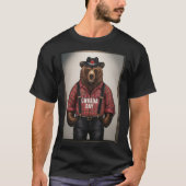 T-shirt Jour du Canada de la sériole de l'ours (Devant)