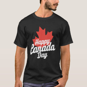 T-shirt Jour du Canada Feuille d'érable Jour du Drapeau Na