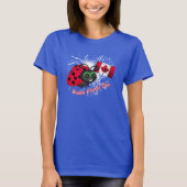 T-shirt Jour du Canada Ladybug (Devant)