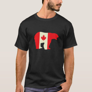T-shirt Jour du Canada Ours Lover Canadian Maple Leaf Cana