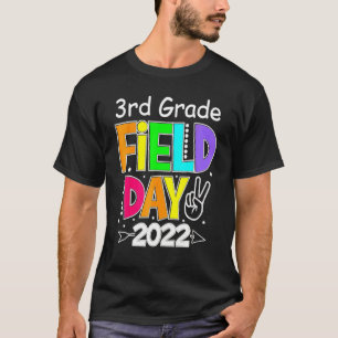 T-shirt Jour du champ 2022 Jour du champ de 3e année rouge