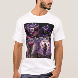 T-shirt Jour du coeur pourpre