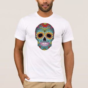 T-shirt Jour du crâne à sucre Dead Dia de los Muertos