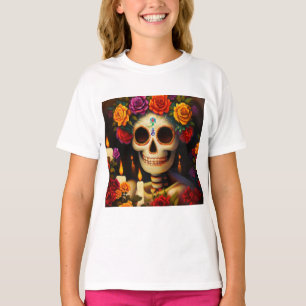 T-shirt Jour du crâne de sucre mort 3