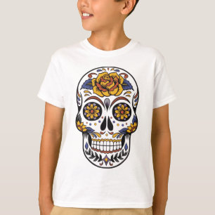 T-shirt jour du crâne mexicain des morts
