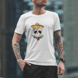 T-shirt Jour Du Crâne Sucre Morte