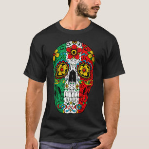 T-shirt Jour Du Crâne Sugar Morte Cinco de Mayo Femmes Me