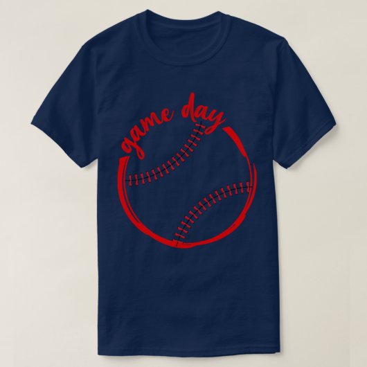 T-shirt Jour du jeu Baseball (Design devant)