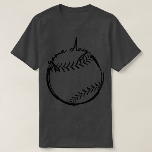 T-shirt Jour du jeu Baseball 4 (Design devant)