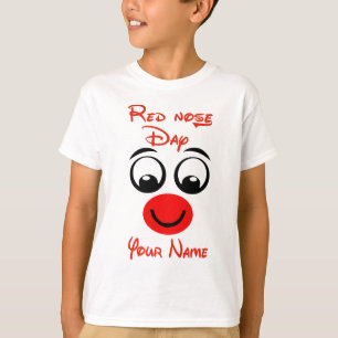 T-shirt Jour du noeud rouge Personnalisé T Chemise Comique