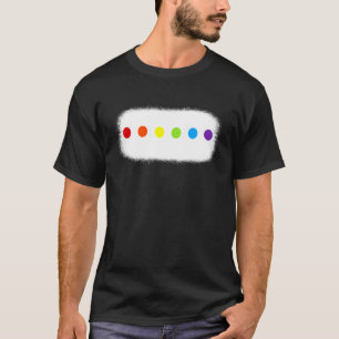 T-shirt Jour du point Rainbow Polka Dot Gay pride Couleurs