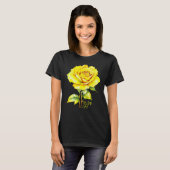 T-shirt Jour du Rose Jaune (Devant entier)