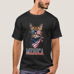 T-shirt Jour du Souvenir Ca -, 4 juillet Drapeau patriotiq