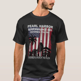 T-shirt Jour du Souvenir de Pearl Harbor 7 décembr