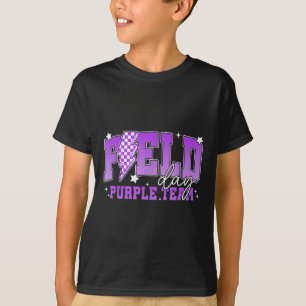 T-shirt Jour du terrain 2025 Équipe violet Couleur du voya