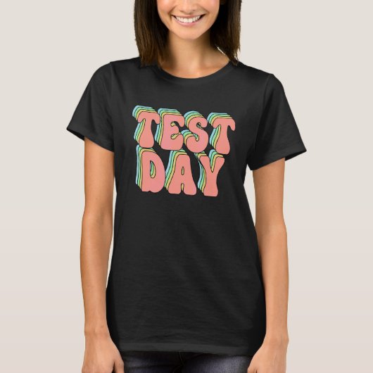 T-shirt Jour du test (Devant)