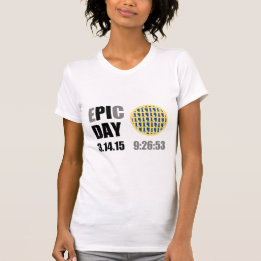 T-shirt Jour épique de Pi - E"PI" C Jour Blueberry Lattice