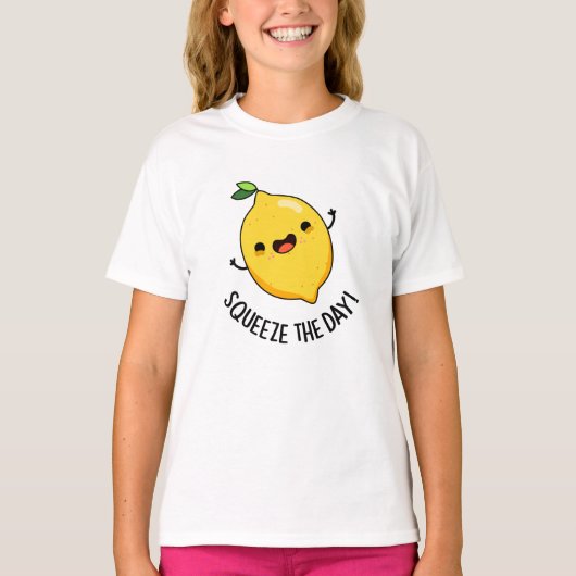 T-shirt Jour Fantaisie Pun De Citron (Devant)