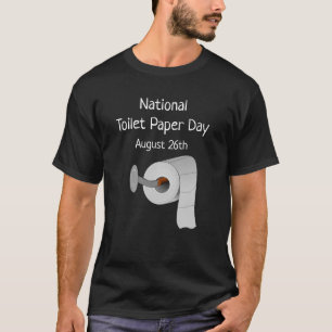 T-shirt Jour férié férié National Toilet Paper