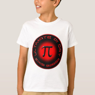 T-shirt Jour final 2015 de pi 3.14.15 9h26 : 53 (rouge)