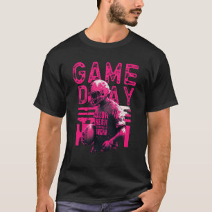 T-shirt Jour Football Saison Hommes Femmes Sports Vintage