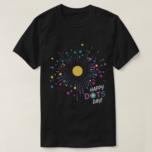 t-shirt jour happy dots (Design devant)