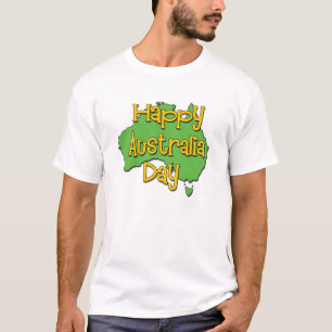 T-shirt jour heureux de l'australie