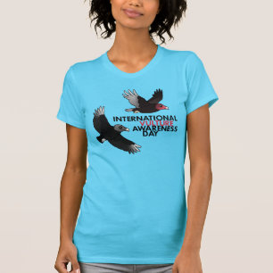 T-shirt Jour international de conscience de vautour