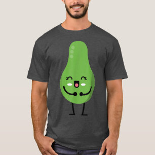 T-shirt Jour National Avocado Japonais Kawaii Cute Fruit