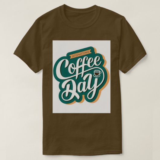 T-shirt Jour National Barista 17 (Design devant)