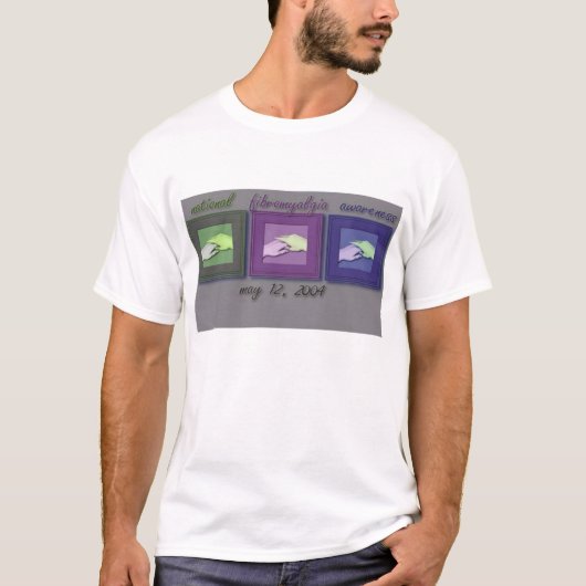 T-shirt Jour national de conscience de fibromyalgie (Devant)