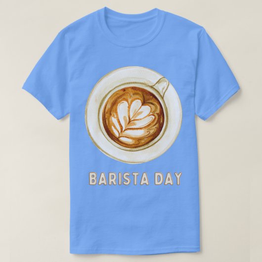 T-shirt Jour national de la Barista 13 (Design devant)