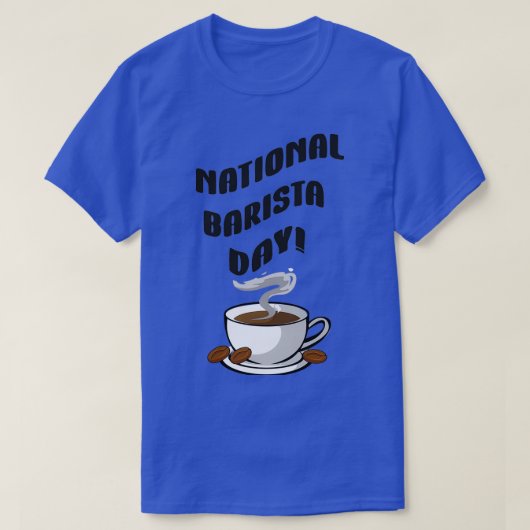 T-shirt Jour national de la Barista 5 (Design devant)