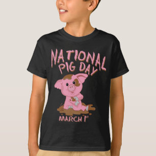 T-shirt Jour national de porc