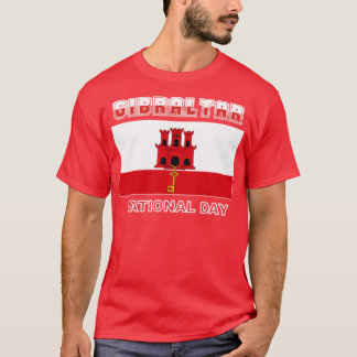 T-shirt Jour national du Gibraltar