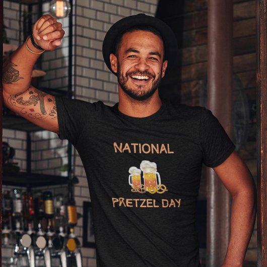 T-shirt Jour national du Pretzel