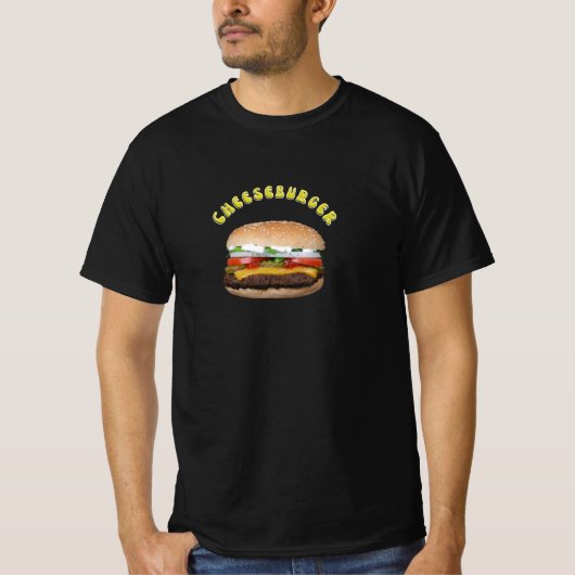 T-shirt Jour national moderne du Cheeseburger (Devant)