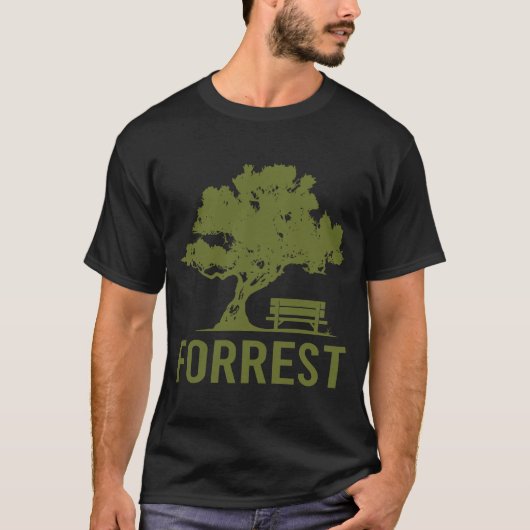 T-shirt Jour pacifique - Nom de la forêt (Devant)