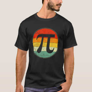 T-shirt Jour PI 2022 Math Lover Mathematics Retro Vintage
